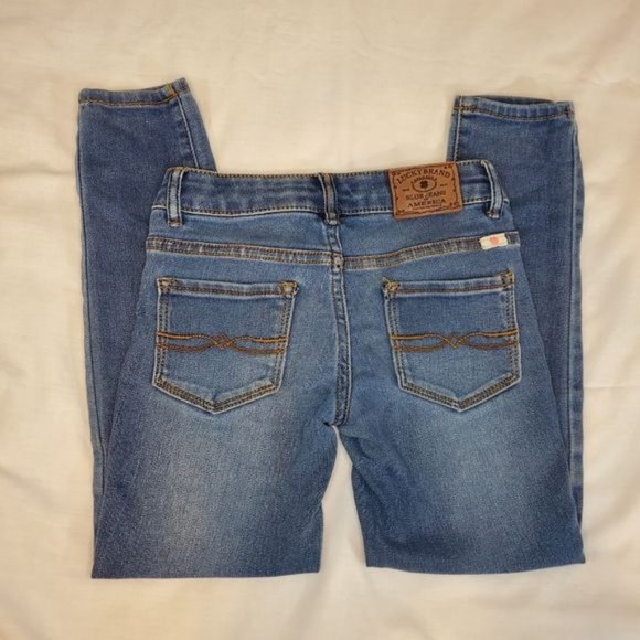 Lucky Brand, Zoe Blue Jegging Girls Size 7 - Picture 3 of 8